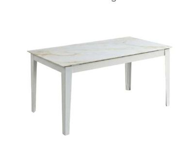 Musa  TITANO | Tavolo allungabile in ceramica Calacatta Gold Lucido