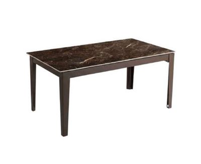 Musa  TITANO | Tavolo allungabile in ceramica Emperador marrone lucido