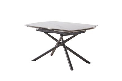 Tavolo allungabile Musa Home Collection RONDO' chiuso, top in ceramica lucida