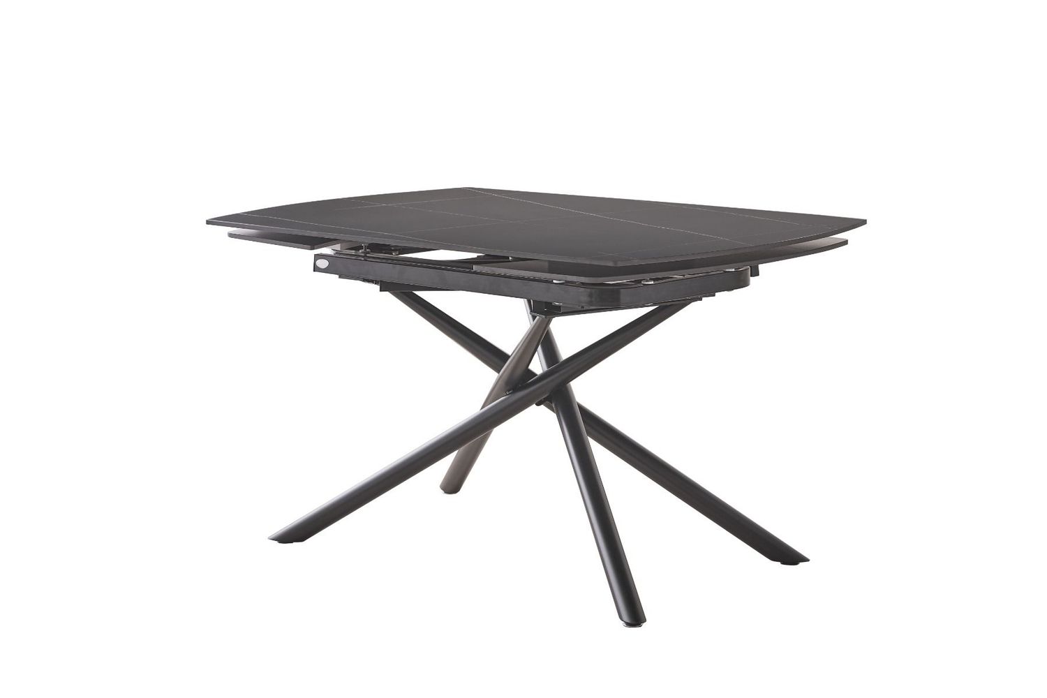 Tavolo allungabile Musa Home Collection RONDO' nero opaco, prodotto isolato