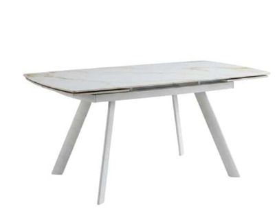 Musa SILVIO | Tavolo allungabile in ceramica Calacatta gold lucido