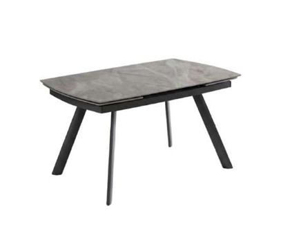 Musa SILVIO | Tavolo allungabile in ceramica Emperador grigio lucido