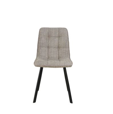 Musa Home Collection LUNA, poltroncina tortora vista frontale isolata