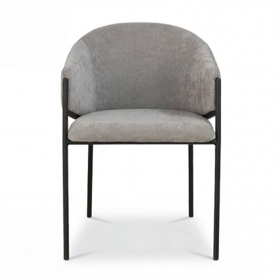 Poltroncina Musa Home Collection Musa OPERA grigia vista frontale