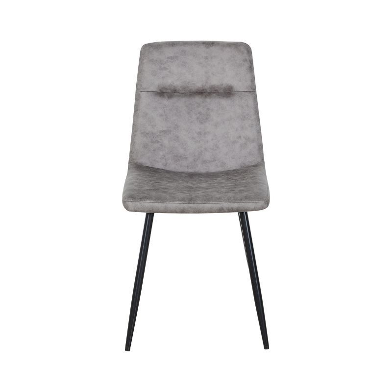 Poltroncina Musa Home Collection RAVID grigia vista frontale