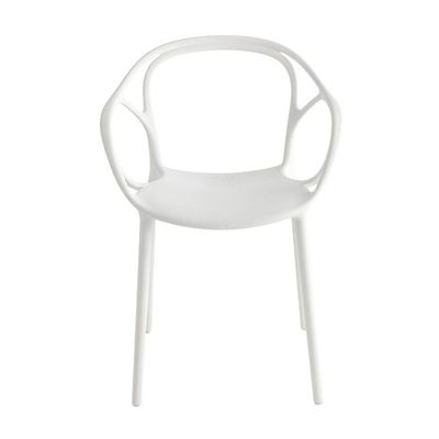 Musa DUBAI | Sedia con seduta color bianco