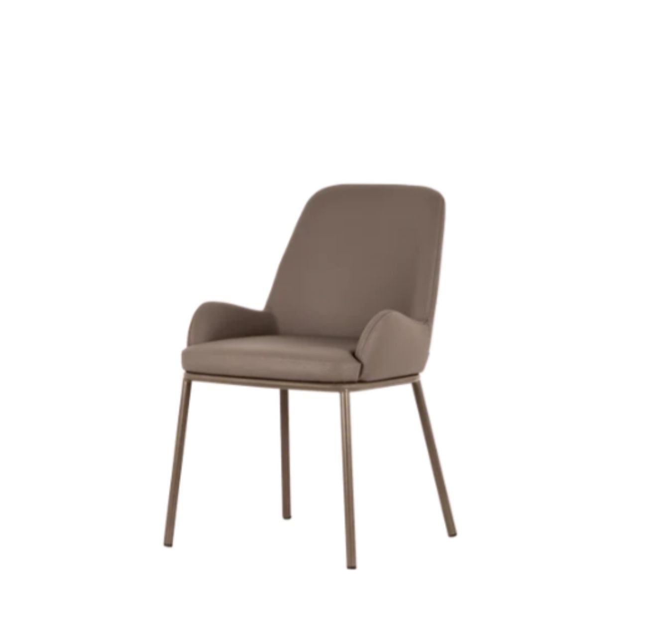 Sedia imbottita Connubia FLAIR CB/2357 con schienale alto e braccioli