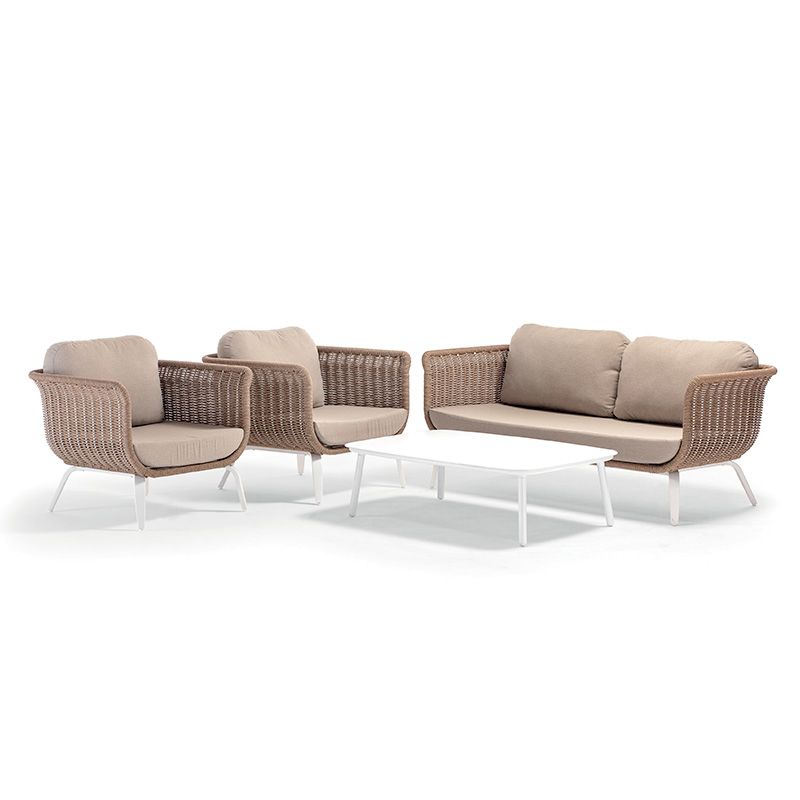 Grattoni MELROSE| Set Poltrone con Divano e Tavolino