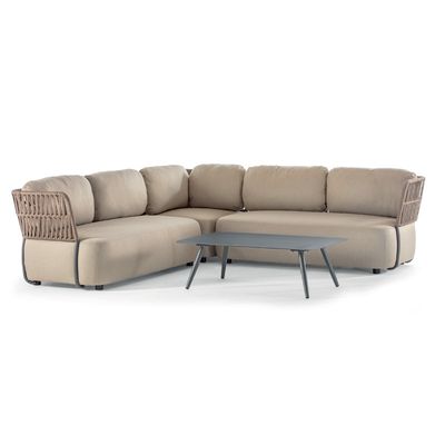 Grattoni SOFT MODULAR | Set Poltrone con Divano e Tavolino