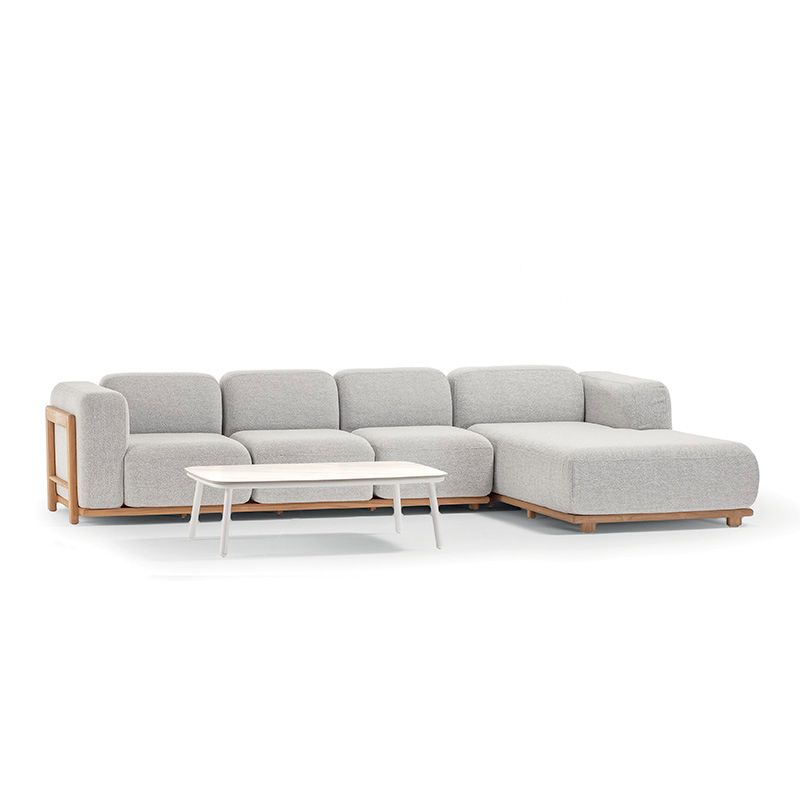 Grattoni RULE TEAK SET| Set Poltrone con Divano e Tavolino
