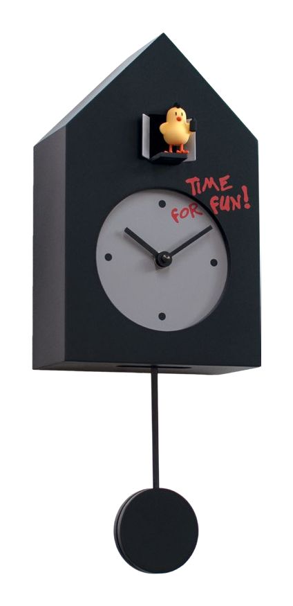 Progetti FREEBIRD PUNK orologio da parete in legno design Gerardo Marì