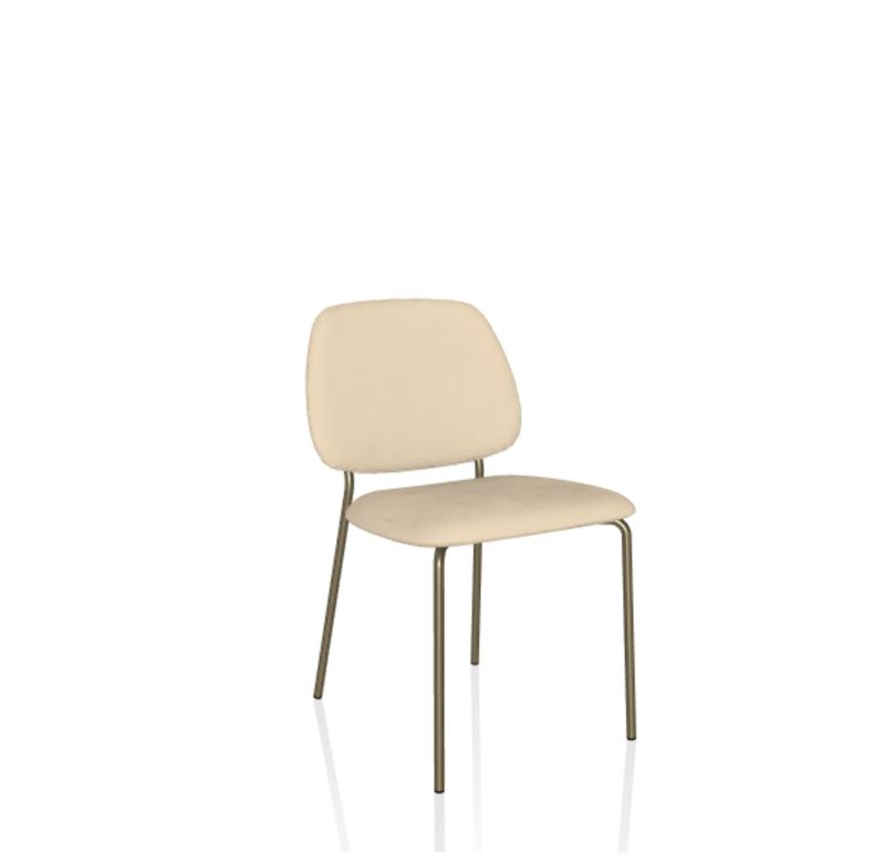 Bontempi EMMA | sedia con struttura in acciaio
