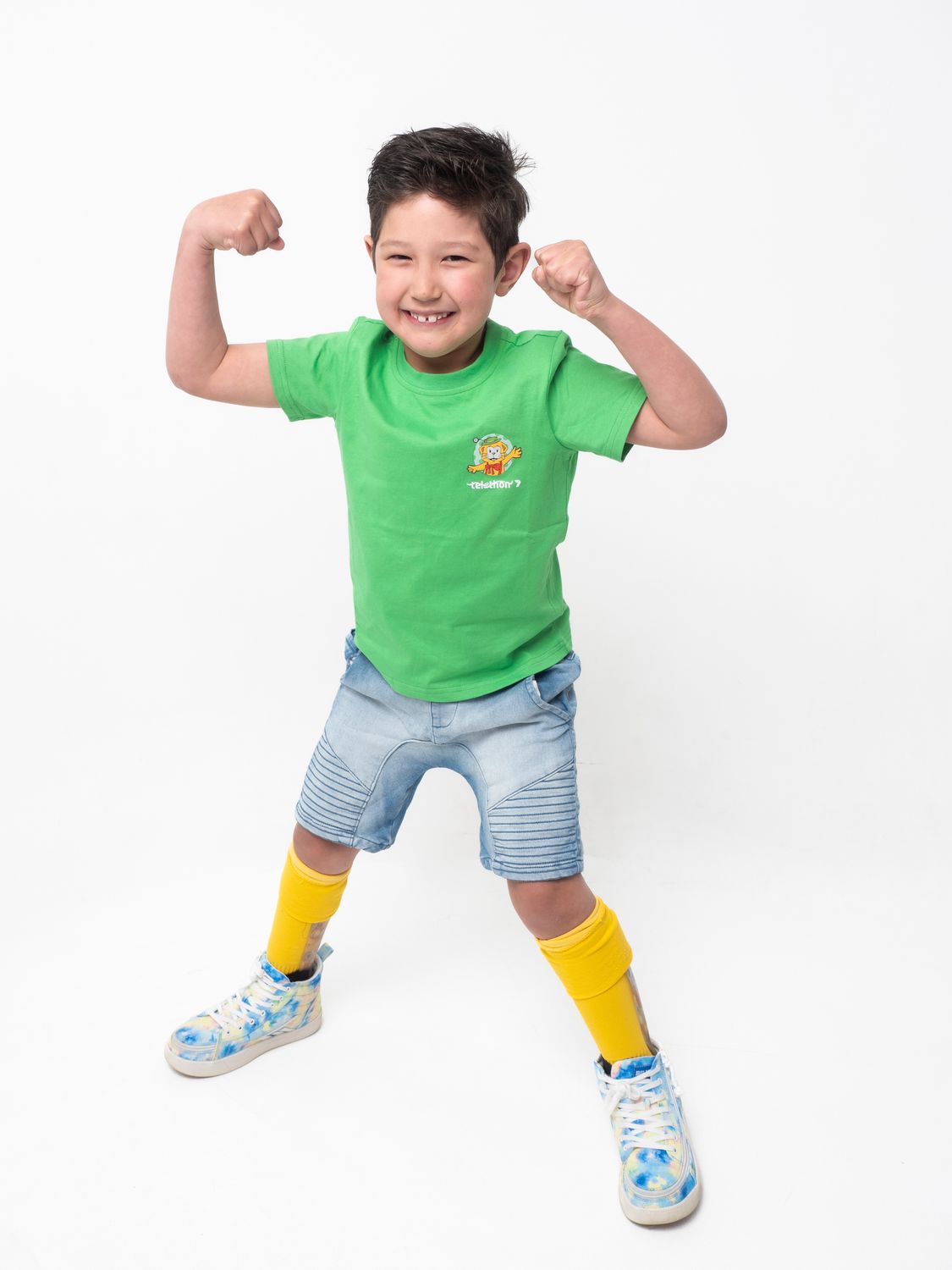 Fat Cat Telethon Tee, Colour: Green, Size: 4 - Kids
