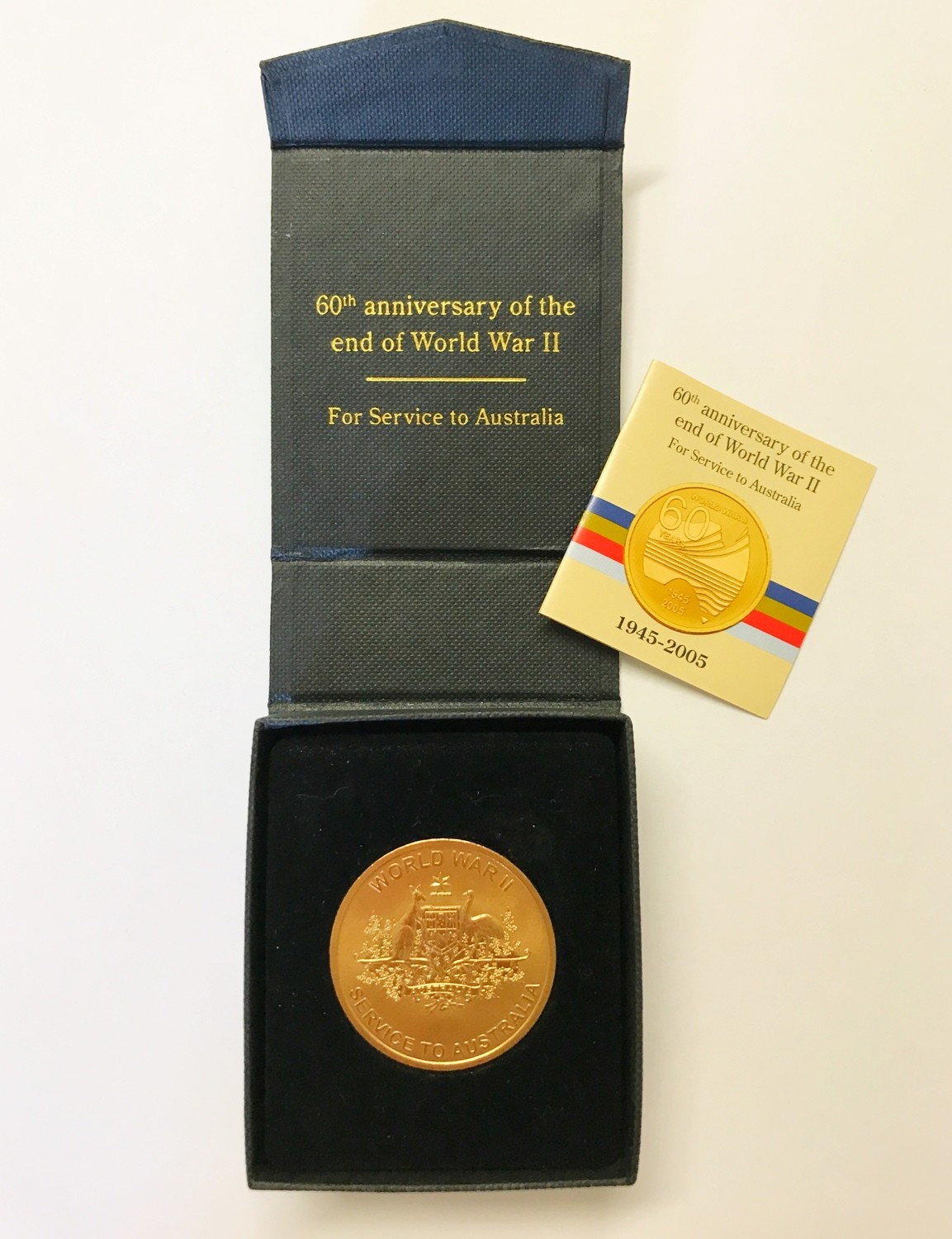 60th Anniversary of the end of World War II 1945-2005 - For Service to Australia
