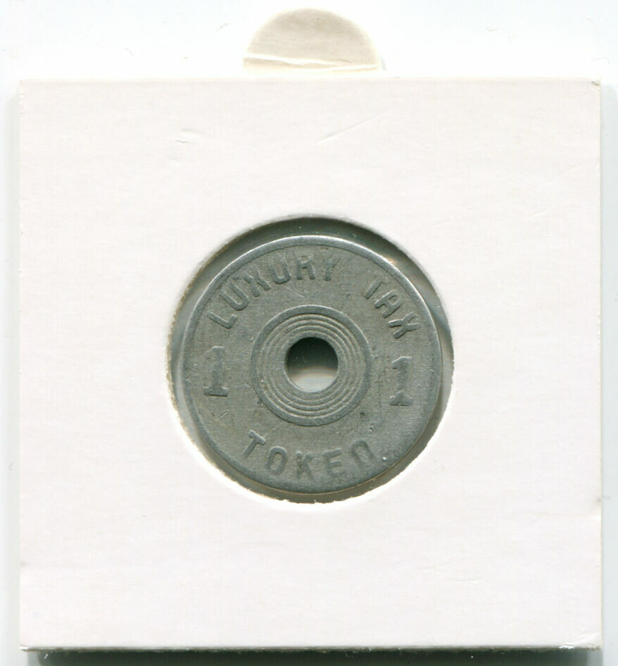 Alabama State Tax Commission Luxury Tax Token 1
