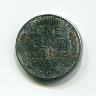 1943 US One Cent 	/ Lincoln Wheat Penny