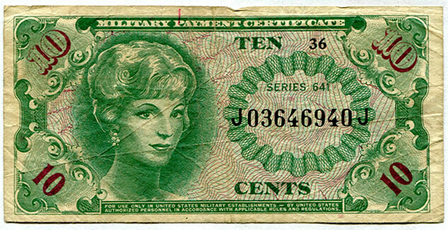 MPC Series 641 Vietnam 10 Cents