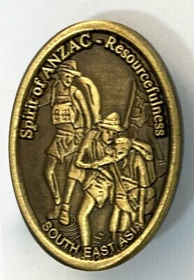 WW2 Spriti of ANZAC Series Badge