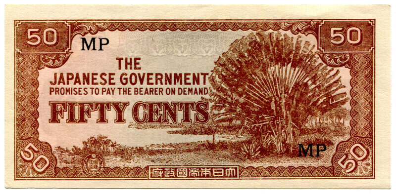 Malaya 50 cents MP