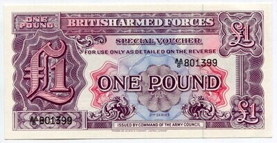 British Armed Forces 1 pound