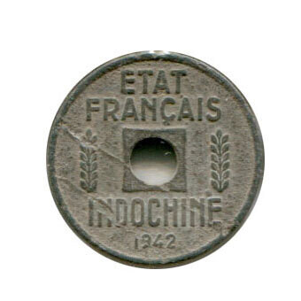 French Indo-China 1/4 Cent 1942