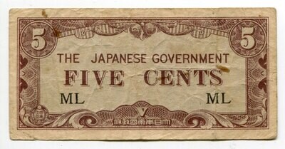 Malaya 5 cents ML