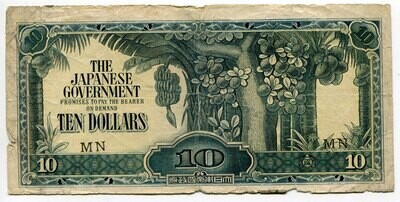 Malaya 10 Dollars MN
