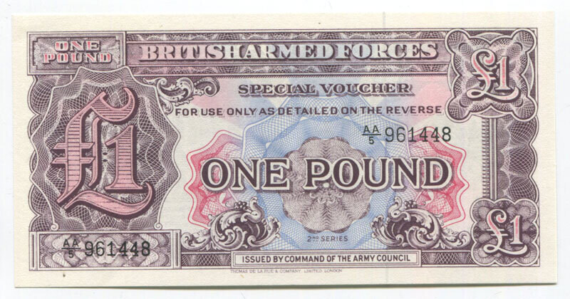 British Armed Forces 2nd Series 1 pound