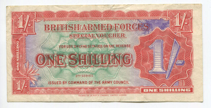 British Armed Forces 1 Shilling