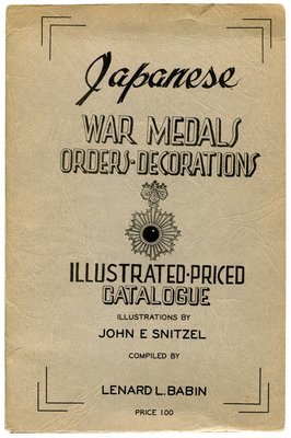 Japanese War Medals orders - decorations