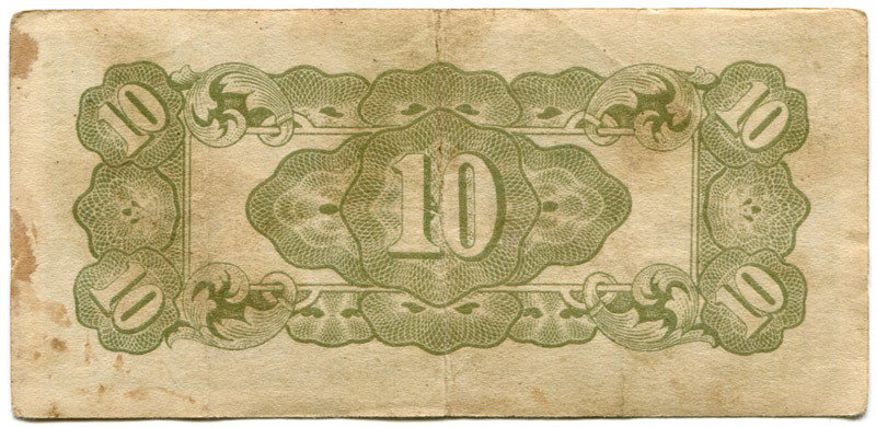 Malaya 10 Cents M-AN - back