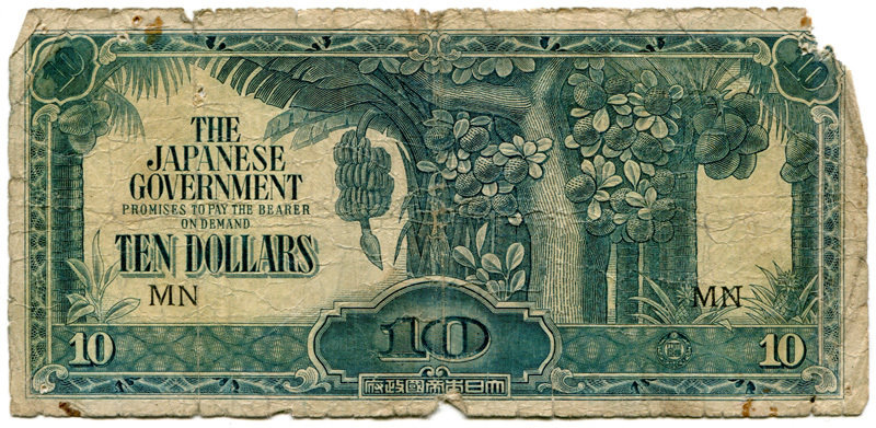 Malaya 10 Dollars MN
