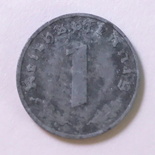 1 Reichspfennig  (World War II German coin) 1941