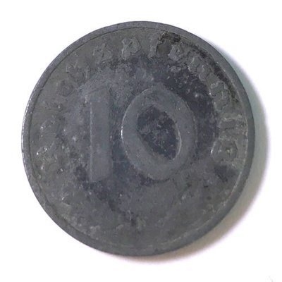 10 Reichspfennig  (World War II German coin) 1940