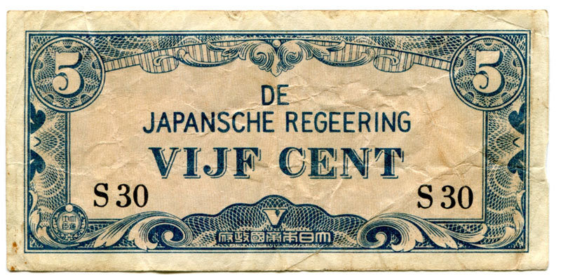 Netherlands East Indies 5 Cents S 30