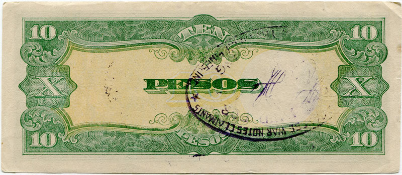 Philippines 10 Pesos  Block 29 - back