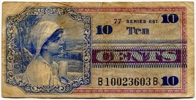 MPC Series 661 Vietnam 10 Cents