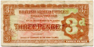 British Armed Forces 3 Pence