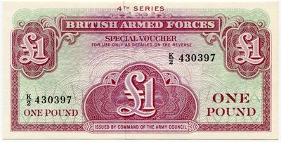 British Armed Forces 1 Pound