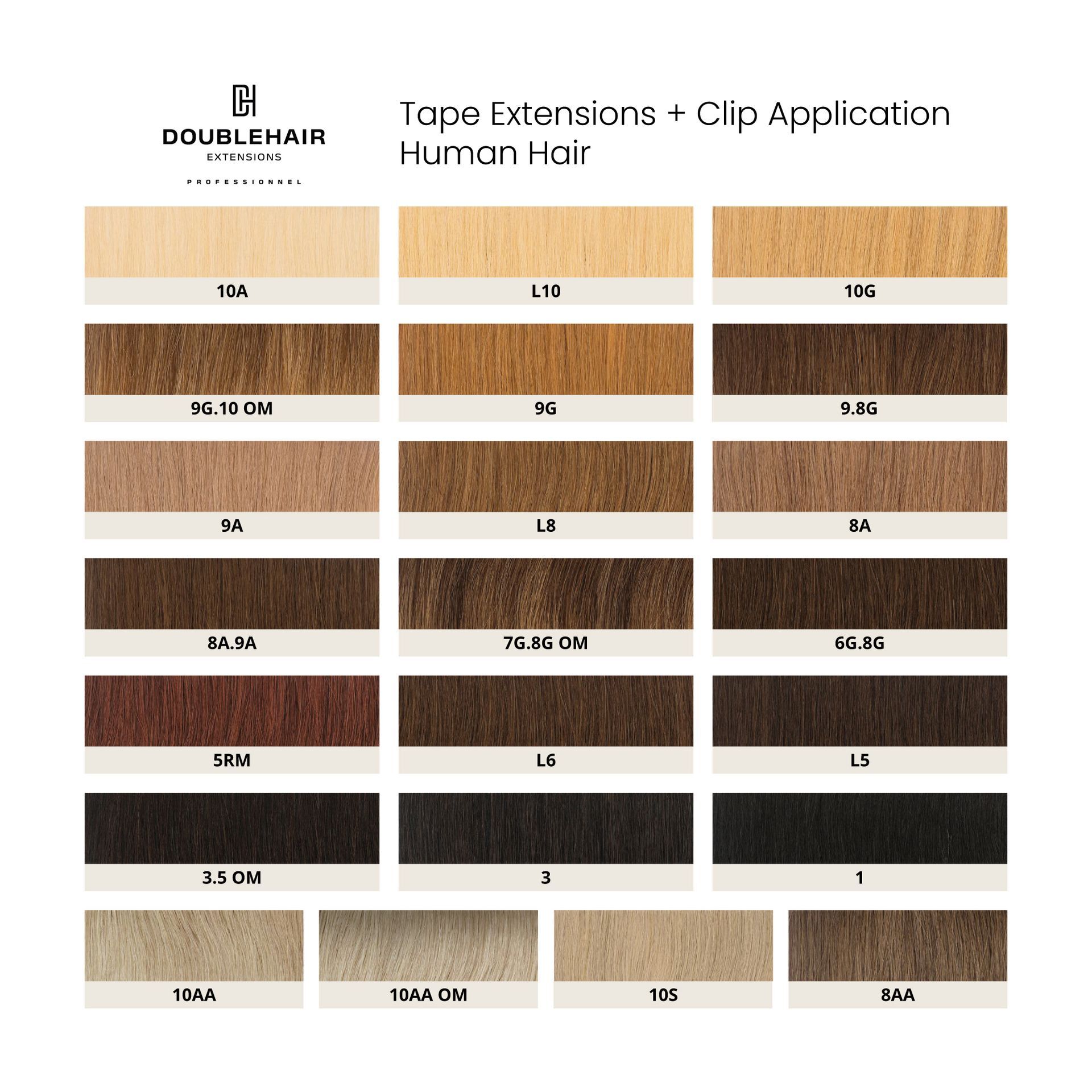 Tape Extensions + Clip Application Human Hair