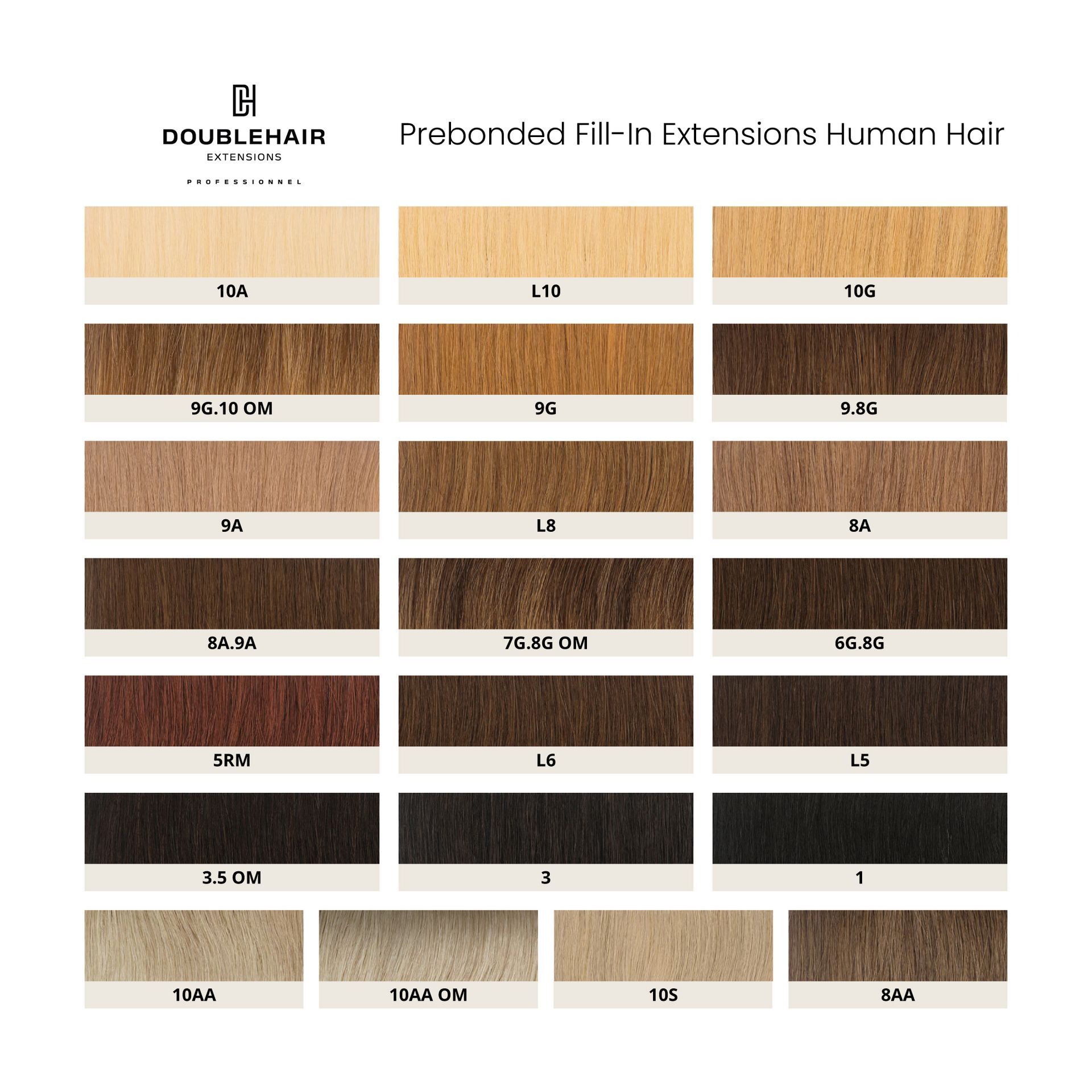 Prebonded Fill-in Extensions Human Hair