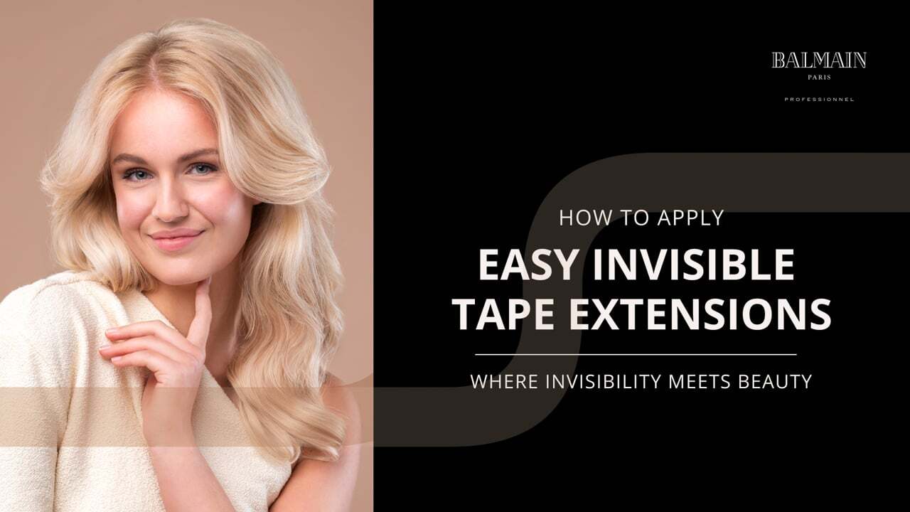 Easy Invisible Tape Extensions