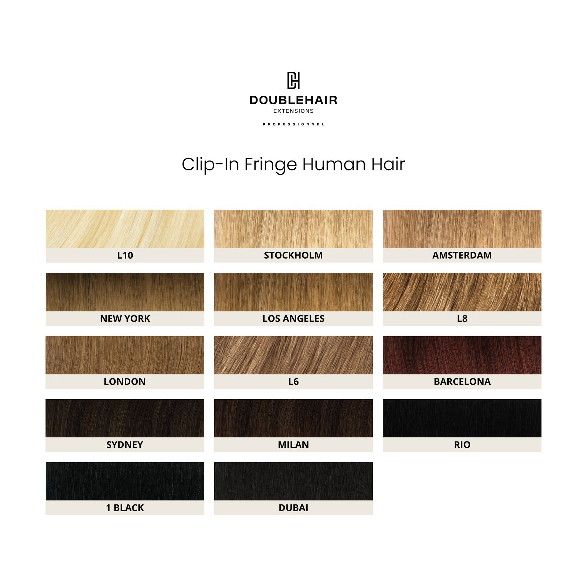 Clip In Fringe Human Hair