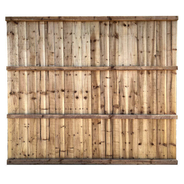 Featheredge Fence Panels - Semi Braced