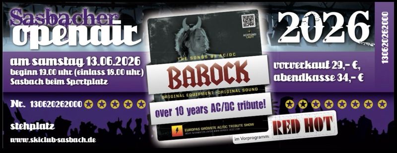 Sasbacher-Openair 2026