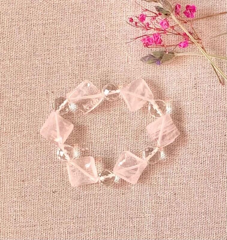 Cuarzo cristal y rosa