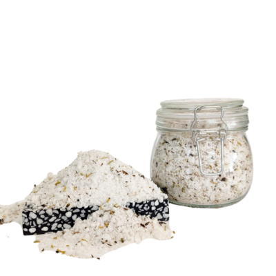 Dead Sea Salt Bath Salts - Luxury Range Bottled (Chamomile, Lavender&amp; Rosemary) 300g