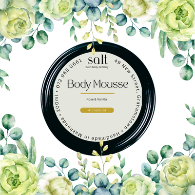 Salt ~ Rose &amp; Vanilla Body Mousse