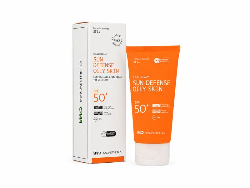 Sun Defense Oily Skin SPF50+ – Innoaesthetics