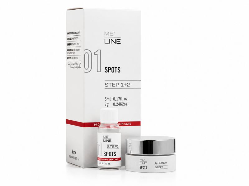 MeLine 01 Spots Step 1+2  (1x5ml + 1x7g) Por Pack